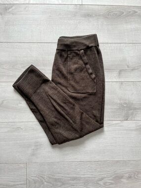 Joe Fresh Brown Knit Jogger Pants